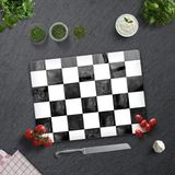 Decorita Damalı Desen | Cam Kesme Tahtası - Cam Kesme Tablası | - 30 x 40 cm
