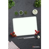 Decorita Düz Renk - Beyaz | Cam Kesme Tahtası - Cam Kesme Tablası | 30cm X 40cm