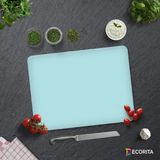 Decorita Düz Renk - Pudra mavi | Cam Kesme Tahtası - Cam Kesme Tablası | 30cm x 40cm - 30 x 40 cm