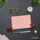 Decorita Düz Renk - Somon | Cam kesme Tahtası - Cam Kesme Tablası | 20cm x 30cm - 20 x 30 cm