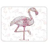 DECORITA Flamingo Desen | Cam Kesme Tahtası (20cm x 30cm)