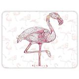 DECORITA Flamingo Desen | Cam Kesme Tahtası (29cm x 34cm)