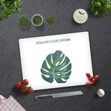 Decorita Follow Your Dream | Cam Kesme Tahtası - Cam Kesme Tablası | - 30 x 40 cm