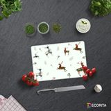 Decorita Forest Deers | Cam Kesme Tahtası - Cam Kesme Tablası | 20cm x 30cm