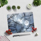 DECORITA Gece Desen | Cam Kesme Tahtası (30cm x 40cm)