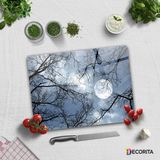 Decorita Gece Desen | Cam Kesme Tahtası - Cam Kesme Tablası | 30cm x 40cm