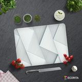 Decorita Gümüş Desen | Cam Kesme Tahtası - Cam Kesme Tablası | 30cm x 40cm - 30 x 40 cm