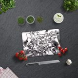Decorita Gümüş Kristal | Cam Kesme Tahtası - Cam Kesme Tablası | 20cm x 30cm - 20 x 30 cm