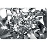 Decorita Gümüş Kristal | Cam Kesme Tahtası - Cam Kesme Tablası | 29cm x 34cm - 29 x 34 cm