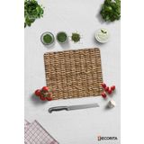 Decorita Hasır Görünümlü | Cam Kesme Tahtası - Cam Kesme Tablası | 29cm X 34cm