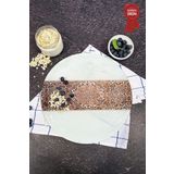 Decorita Kanallı Cam Kesme Tahtası - Cam Kesme Tablası | Arabesk Tek Şerit Desen | Çap32cm | Patentli Ürün