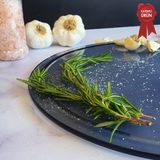 Decorita Kanallı Cam Kesme Tahtası - Cam Kesme Tablası | Füme Cam | Çap32cm | Patentli Ürün
