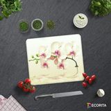 Decorita Krem Orkide | Cam Kesme Tahtası - Cam Kesme Tablası | 29cm x 34cm - 29 x 34 cm