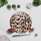 Decorita Leopar Desen | Cam Kesme Tahtası - Cam Kesme Tablası | - 32 cm