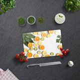 Decorita Limon Desenli | Cam Kesme Tahtası - Cam Kesme Tablası - 20 x 30 cm