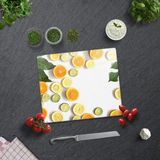 Decorita Limon Desenli | Cam Kesme Tahtası - Cam Kesme Tablası - 29 x 34 cm