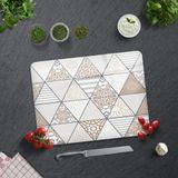 DECORITA Mandala Desen | Cam Kesme Tahtası (30cm x 40cm)