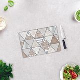 Decorita Mandala Desenli | Cam Kesme Tahtası - Cam Kesme Tablası | 20 cm x 30 cm - 20 x 30 cm