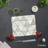 Decorita Mandala Desenli | Cam Kesme Tahtası - Cam Kesme Tablası | 29 cm x 34 cm - 29 x 34 cm