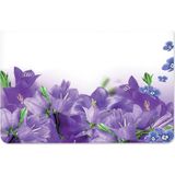 Decorita Mor Çiçek Desenli | Cam Kesme Tahtası - Cam Kesme Tablası | 30cm x 40cm - 30 x 40 cm
