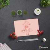 Decorita Mutlu Yıllar | Cam Kesme Tahtası - Cam Kesme Tablası | 20cm x 30cm - 20 x 30 cm