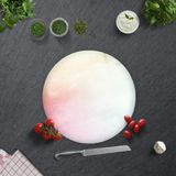 DECORITA Renkli Değişim | Cam Kesme Tahtası (Çap 32cm)