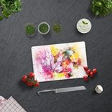 Decorita Renkli Sonbahar | Cam Kesme Tahtası - Cam Kesme Tablası | - 20 x 30 cm