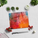 Decorita Renkli Yağlıboya | Cam Kesme Tahtası - Cam Kesme Tablası | 29cm x 34cm - 29 x 34 cm