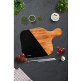 Decorita Saplı Cam Kesme Tahtası - Cam Kesme Tablası | Arrow | 28cm x 40cm