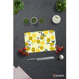 Decorita Sarı Limonlar | Cam Kesme Tahtası - Cam Kesme Tablası | 20cm x 30cm