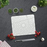 DECORITA Selçuklu Motifi Desenli | Cam Kesme Tahtası (29cm x 34cm)