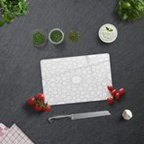 Decorita Selçuklu Motifi Desenli | Cam Kesme Tahtası - Cam Kesme Tablası | - 20 x 30 cm