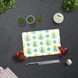 Decorita Yelken Desenli | Cam Kesme Tahtası - Cam Kesme Tablası | - 20 x 30 cm