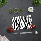 Decorita Zebra Desen | Cam Kesme Tahtası - Cam Kesme Tablası | - 20 x 30 cm