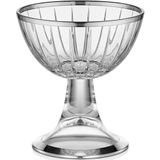 Decorium Accademia Platin Yaldızlı 13,6 cm Ayaklı Cam Kase 9-03010400
