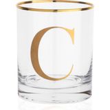 Decorium C Harfi 300 ml Viski Bardağı 9-01010625 - Şeffaf