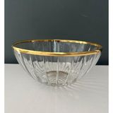 Decorıum Cam Kase 20 Cm Accademıa Altın M04013