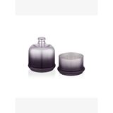 Decorium Chrome 13,3 cm 2 Parça Kapaklı Dekoratif Antrasit Cam Mum 9-03020048