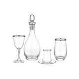 Decorium Dalıa 02 49 Parça Cam Su Seti (Şişe 12LI) - Şeffaf