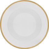 Decorium Dalia 24 Ayar Altın Yaldızlı 22 cm Cam Tabak 9-01080012 - Gold