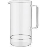 Decorium Dalia Platin Yaldızlı 2000 ml Cam Sürahi 9-01050004 - Gümüş - 1 lt