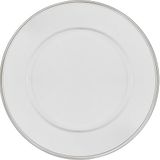 Decorium Dalia Platin Yaldızlı 28 cm Cam Tabak 9-01080015