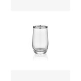 Decorium Dalia Platin Yaldızlı 350 ml 6 Parça Cam Meşrubat Bardağı 9-01010006