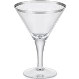 Decorium Dalia Platin Yaldızlı 550 ml 6 Parça Cam Konyak Kadehi 9-01020188