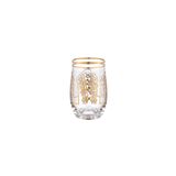 Decorium Florance 24 Ayar Altın Yaldızlı 200 ml 6 Parça Cam Su Bardağı 9-01010009