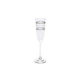 Decorium Flut Şampanya Kadehi, 6 Parça Set, Pera Platin