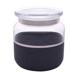 Decorium Gordion M06306-AB Kavanoz 10X10 cm Vısıon Black Platin