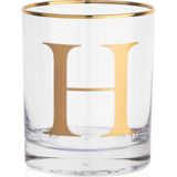 Decorium H Harfi 300 ml Viski Bardağı 9-01010613 - Şeffaf