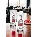 Decorium Istanbul Beyoğlu 180 ml 4 Parça Cam Rakı Bardağı 9-01010367 - Çok Renkli