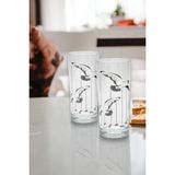 Decorium Istanbul Martı 180 ml 4 Parça Cam Rakı Bardağı 9-01010368 - Beyaz